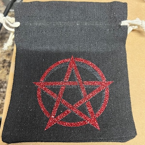 Pentacle Crystal Sash Bag