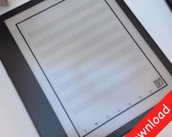 Rocketbook para Kindle Scribe - Cuaderno de música