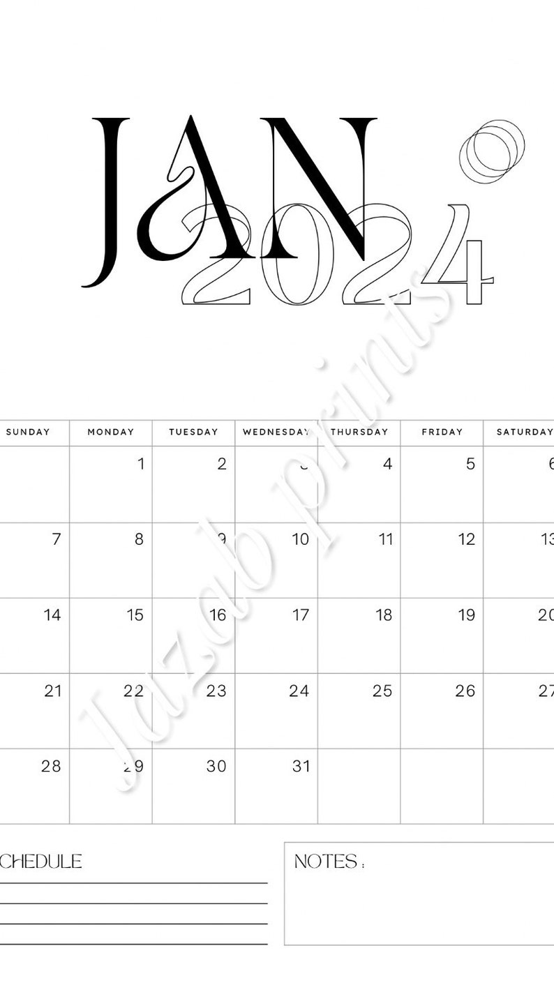 2024-calendar-printable-sunday-to-saturday-start-a4-letter-minimalist