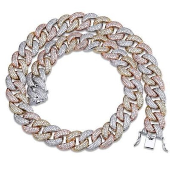 Miami Cuban Link Chain for Mens in 