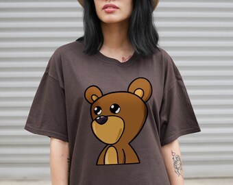 Teddy Bear Shirt - Oversized T-Shirt | NFT Bieber Shirt | Trendy Tee | Preppy Clothes | VSCO Aesthetic Y2K