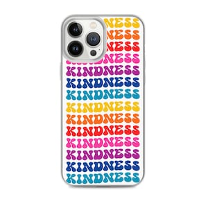 Kindness Retro iPhone 13 12 11 Pro Max case iPhone 13 12 mini case iPhone XR case iPhone XS Max Case iPhone 7 Plus iPhone 8 Plus SE