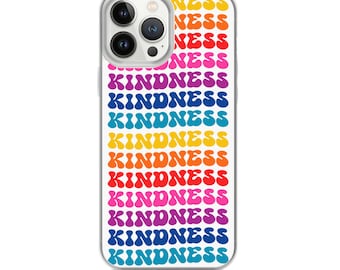 Kindness Retro iPhone 13 12 11 Pro Max case iPhone 13 12 mini case iPhone XR case iPhone XS Max Case iPhone 7 Plus iPhone 8 Plus SE