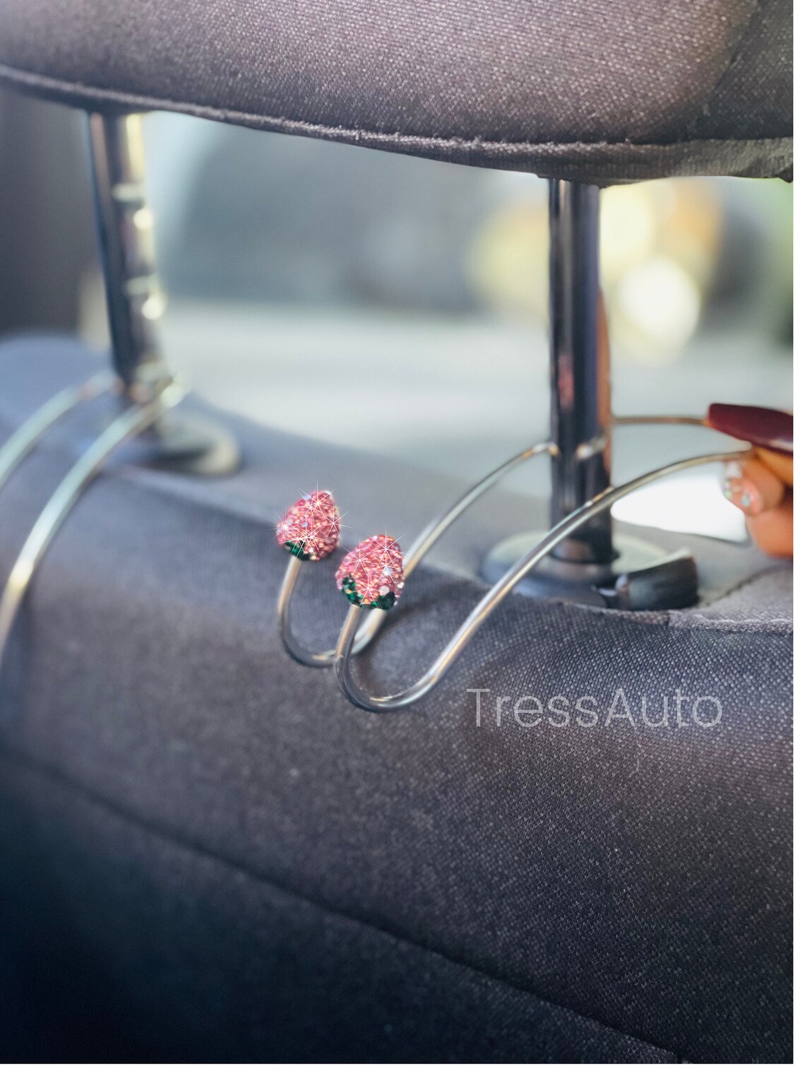 Car Hanger Set Rhinestone Car Organization Prevent Wrinkled Etsy