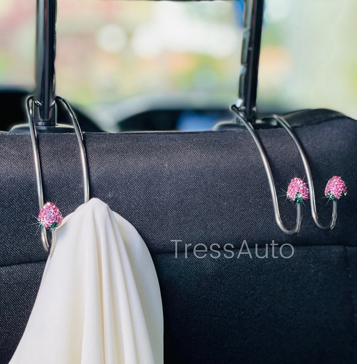 Car Hanger Set Rhinestone Car Organization Prevent Wrinkled Etsy