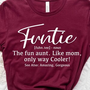 Funtie Avg, Auntie svg, Funtie Definition Svg, Fun Aunt Png, Fichier de coupe numérique, Téléchargement instantané