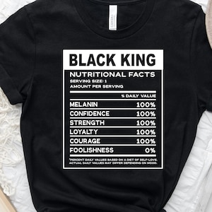 Black King svg, Faits nutritionnels svg, Afro-Américain svg, Melanin Boy svg, Black Man svg, Étiquette nutritionnelle svg, Téléchargement instantané