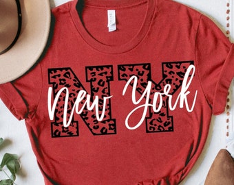 New York Leopard Svg, NY Leopard Svg, New York Svg, New York State Svg, Digital Cut File, Instant Download