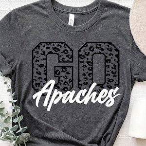 Apaches Mascot Svg, Apaches Svg, Apaches Design Svg, Go Apaches Svg, Football, Basketball, Baseball, Softball, Digital Cut File