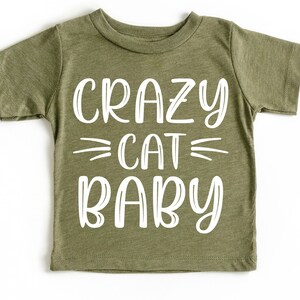 Crazy Cat Baby, Cat Baby, Kids Birthday Gift, Baby Shower Svg, Cat Lovers Gifts, Funny Cat Gift, Cat Lover Baby, Digital Cut File