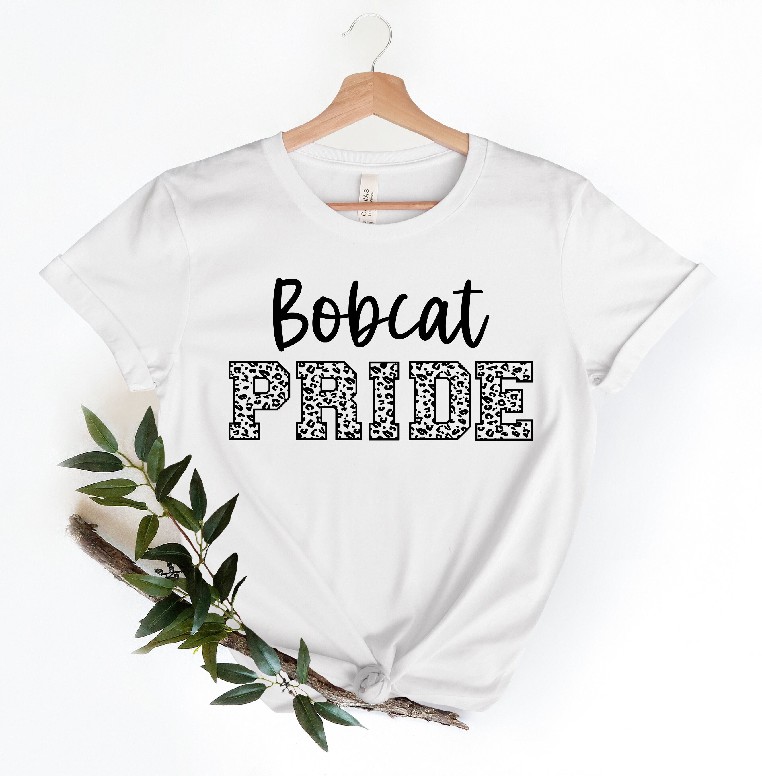 Bobcat Pride SVG DXF PNG School Mascot Shirt Design Cut 