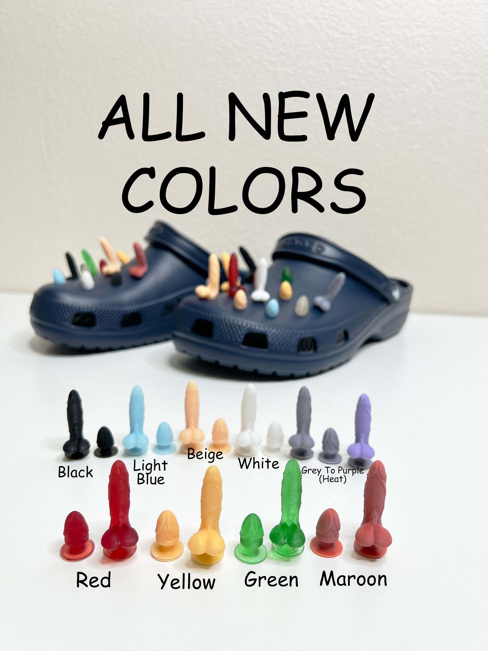 Croc Jibbitz Penis Croc Jibbitz Funny Dick Croc Charm Croc Etsy