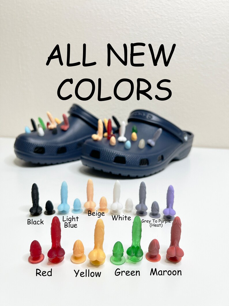 Croc Jibbitz Penis Croc Jibbitz Funny Dick Croc Charm Croc Etsy