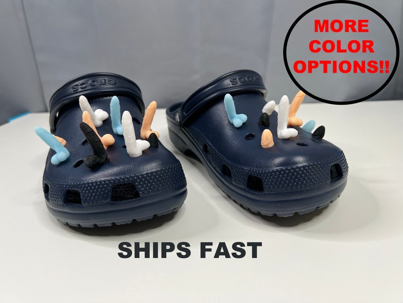 Croc Penis Funny Dick Croc Charm Croc Penis Bling Etsy Canada