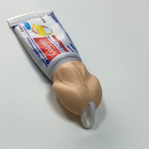 Dick-Head Toothpaste Topper/Cap, Penis Toothpaste Topper, Comes With Toothpaste