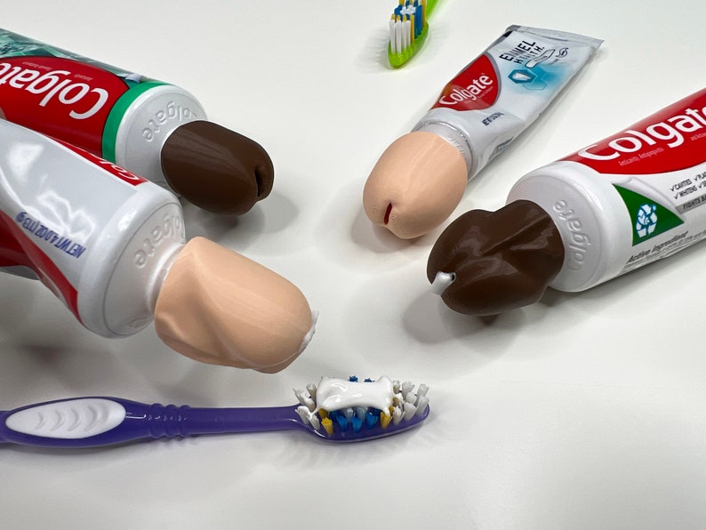 Toothpaste Topper/cap, Penis Toothpaste Topper, Comes With Toothpaste