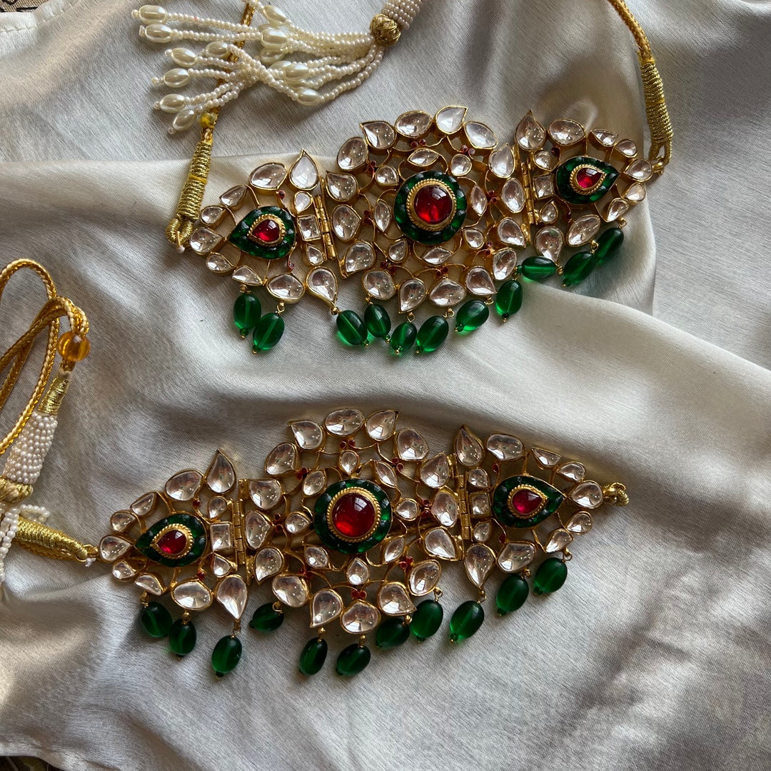 925 Gold Plated Sterling Silver Arm Band for Women Silver Baju Bandh Jodhpuri Baju Band Rajputi Arm Band Traditional Jewelry. Etsy