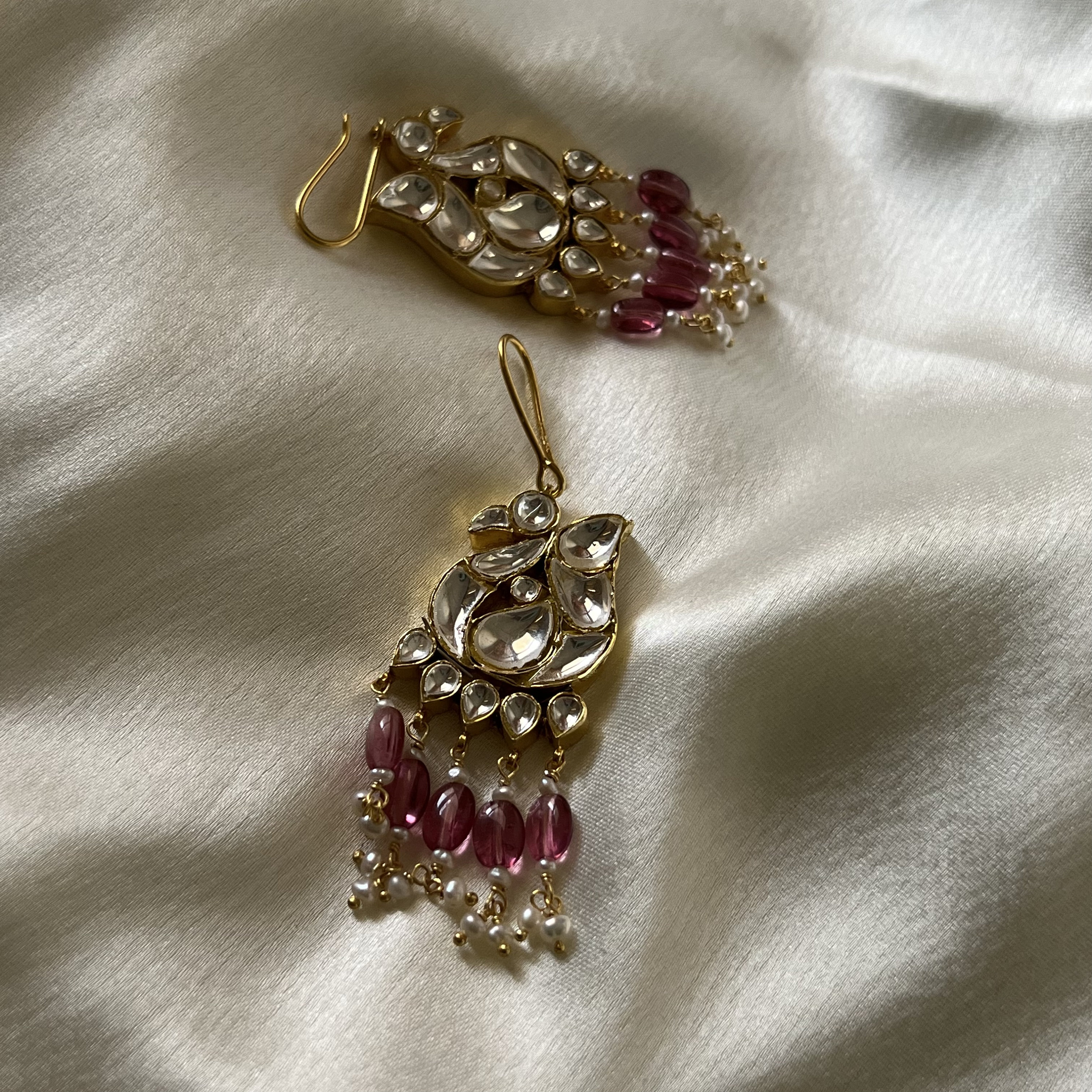Peacock sterling silver handcrafted earring main image 0
