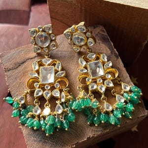 Boucles d&#39;oreilles en argent sterling 924, boucles d&#39;oreilles artisanales pour femme, bijoux de mariage, boucle d&#39;oreille traditionnelle pour les festivals, bijoux en argent.
