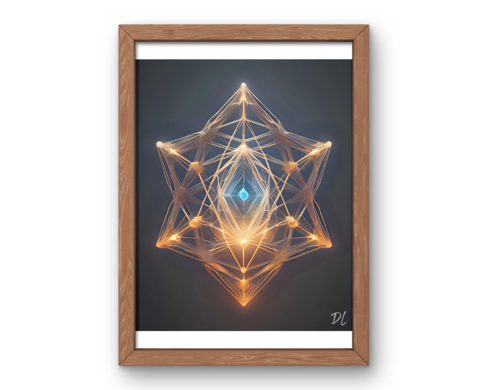 Sacred Geometry Activation Art Print, Spiritual Decor (5x6) - Etsy
