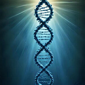 Divine DNA Activation, DNA Healing, DNA Activation (Art Print)