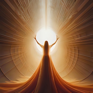 Breaking out of the Chrysalis, Transformation, Self Transformation, Soul Growth (Art Print)