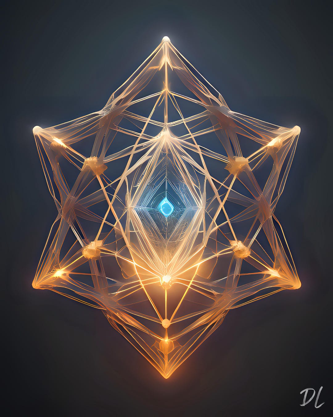 Sacred Geometry Activation Art Print, Spiritual Decor (5x6) - Etsy
