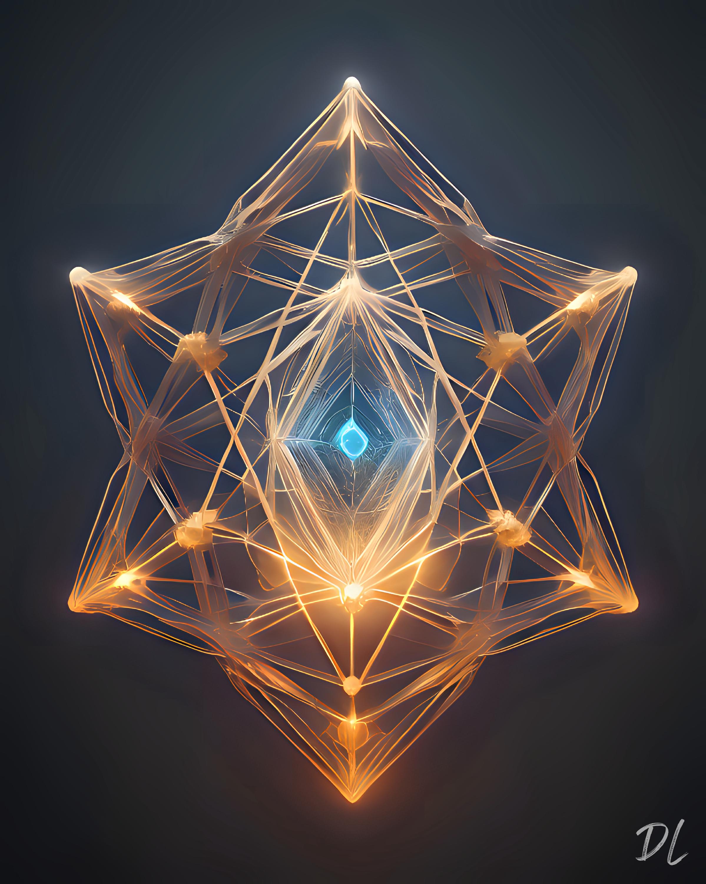 Sacred Geometry Activation Art Print, Spiritual Decor (5x6) - Etsy