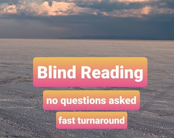 Blind Tarot Lezen/Algemeen Lezen/geen vragen gesteld/bericht van geest/Liefde/Carrière/Levensadvies/Tarot lezen voor de lol/Tarot Cadeau