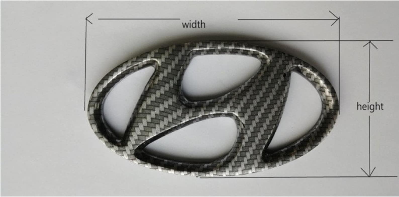 Hyundai N Logo Carbon Fiber Emblem Car Badge Veloster Elantra Etsy UK