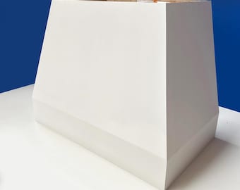 Custom Range Hood - Angled - Custom  Made - Assembled white Primed -  Shipping calculated for East coast