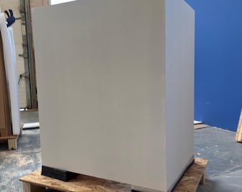 Custom  Hood  -  White Primed Asembled - Square Model -