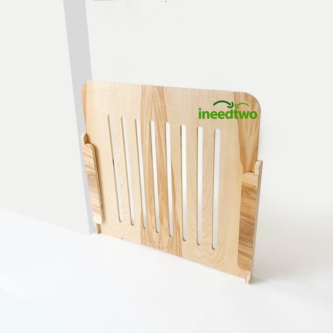 Dog Gate With Support - Pet Gate - Wooden Security Gate - Custom Made ...