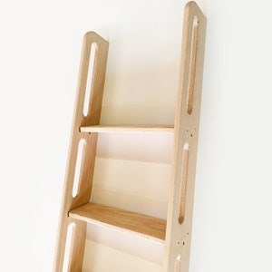 Rolling Library Wooden Step Ladder -  18&quot; Width - Up to 120&quot;