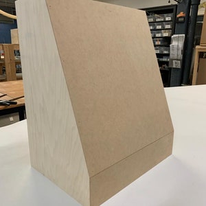 Custom Range Hood angle with MDF covers for paint  - Custom / Easy / Fast