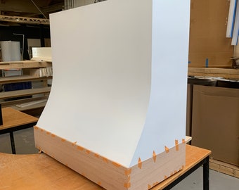Custom Range Hood  - Custom  Made - Assembly and Premied -  Oak wood