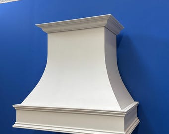Custom Range Hood  - Custom  Made - Assembly -  white Primed