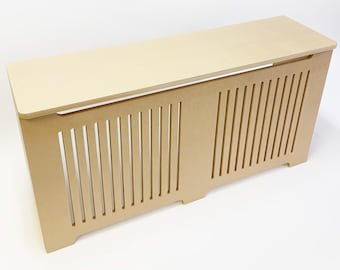 Radiator cover Unfinished MDF- 4, 6, 8" Depth
