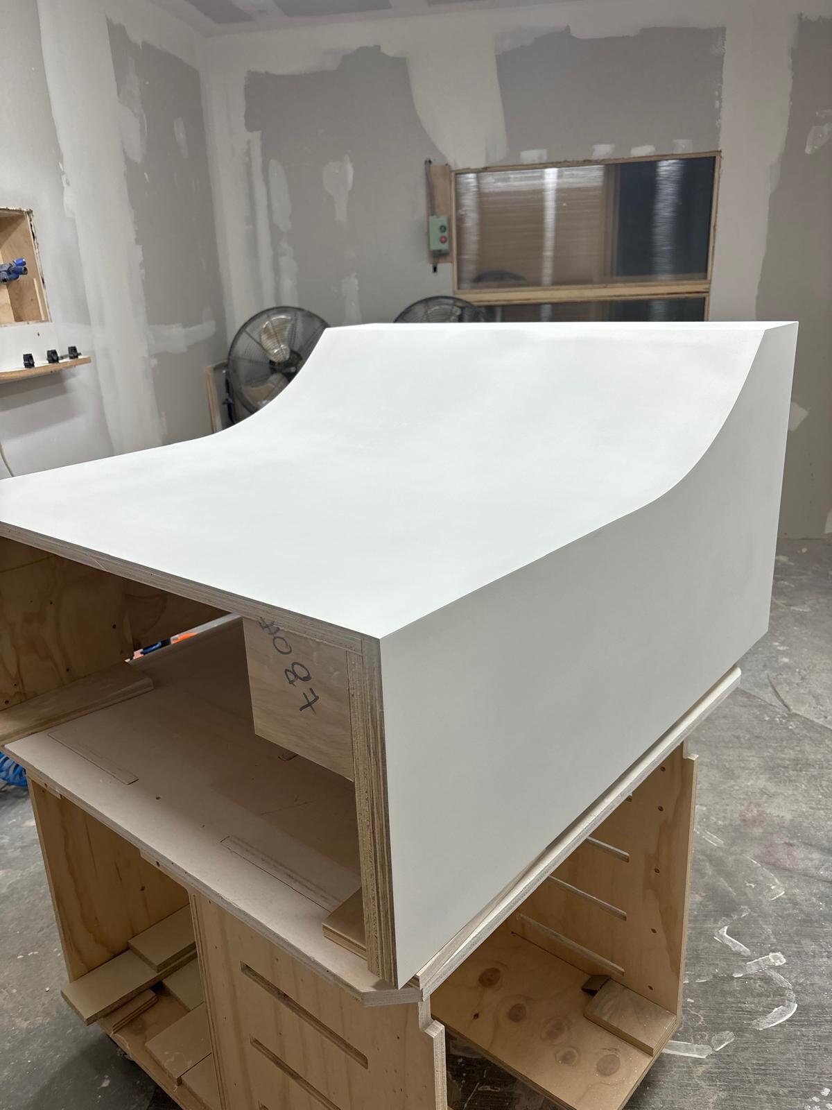 Custom Hood - White Primed Assembled - New Price - Only for East Coast ...