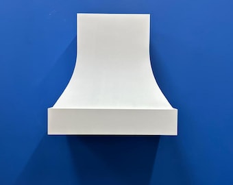 Curved White Primed Assembled -  Shipping calculated for East coast