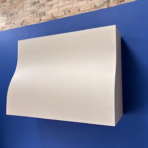 Vaulted  Range Hood  - Custom  Made hood - white Primed assembled