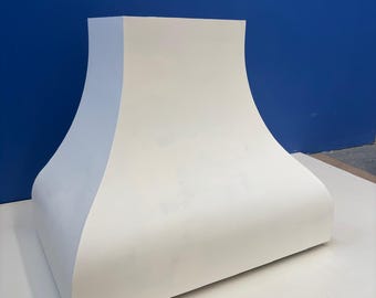Custom Range Hood - 3 angles - Custom  Made - Assembly -  white Primed -  Shipping calculated for East coast