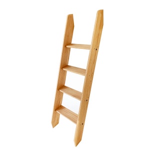 Wood Ladder, Loft Ladder, Library Ladder: Made to Order  -  17&quot; Width