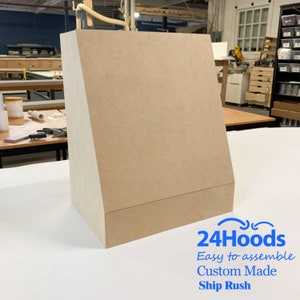 Wood range hoods covers -29.75W x 30H - process in 48 hours - ON SALE