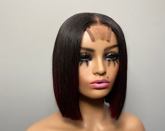 The "Bianca" Human Hair Bob Lace Closure Wig Unit