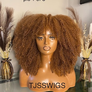 The &quot;Sable&quot; Crochet Wig Unit Big Hair Afro Natural Kinky Curly