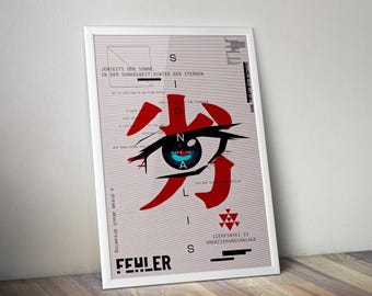 Póster de Signalis / Impresión artística de pared de Signalis / Decoración de juegos independientes / Póster de videojuegos en 4 colores / Decoración de pared grande 2