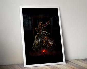 Darkest Dungeon Poster | Darkest Dungeon Wall Art Print | Indie Game Gaming Decor | 4 farbiges Videospiel Poster | Große Wanddeko
