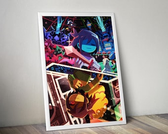 Póster de Deltarune / Impresión artística de pared de Deltarune / Decoración de juegos independientes / Póster de videojuego en 4 colores / Decoración de pared grande 3
