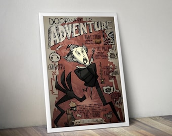 Póster de Don't Starve / Impresión artística de pared de Don't Starve / Decoración de juegos independientes / Póster de videojuego de 4 colores / Decoración de pared grande 3
